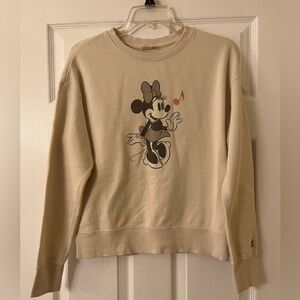 Cream Minnie Mouse Sweatshirt